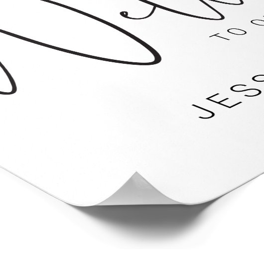 Minimaal Poster voor het welkomstteken voor het br (Hoek)