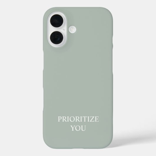 Minimaal Prioriteren Je Citaat As Kleur Case-Mate iPhone Case (Achterkant)