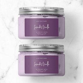 Minimaal productlabel voor bewerkbare kleuren etiket