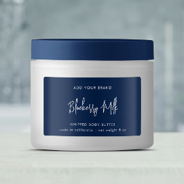 Minimaal productlabel voor bewerkbare kleuren labels