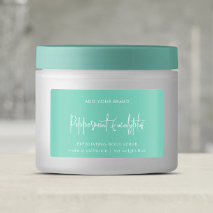 Minimaal productlabel voor bewerkbare kleuren labels