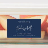 Minimaal productlabel voor bewerkbare kleuren labels (Aangebracht)