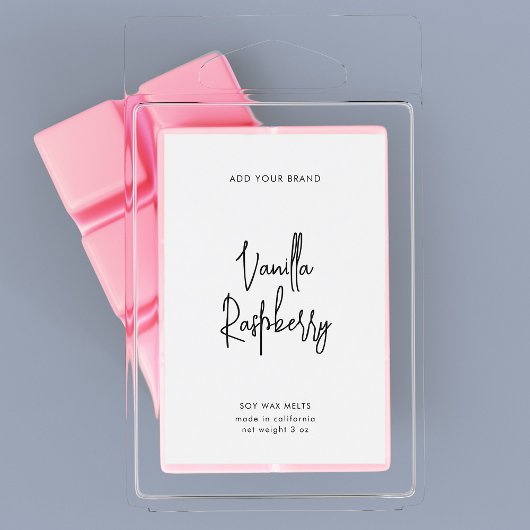 Minimaal productlabel voor bewerkbare kleuren wijn etiket