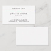 Minimaal professioneel grafisch ontwerp modern visitekaartje (Voorkant / Achterkant)