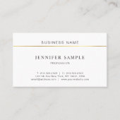 Minimaal professioneel grafisch ontwerp modern visitekaartje (Voorkant)