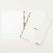 Minimaal professioneel luxe planner ontwerp (Display)