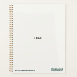 Minimaal professioneel luxe planner ontwerp