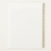 Minimaal professioneel luxe planner ontwerp (Achterkant)