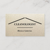 Minimaal professioneel Visitekaartje voor thuisrei (Voorkant)