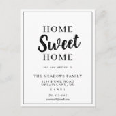 Minimaal racistisch winkelcentrum voor thuisgebrui aankondigingskaart (Voorkant)