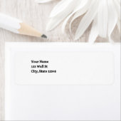 Minimaal retouradreslabel etiket (Insitu)