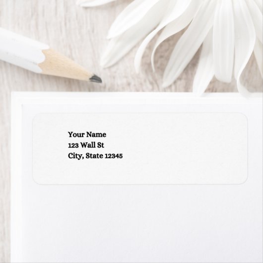 Minimaal retouradreslabel etiket (Insitu)