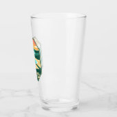 Minimaal retro Emblem in het nationale park van de Glas (Links)