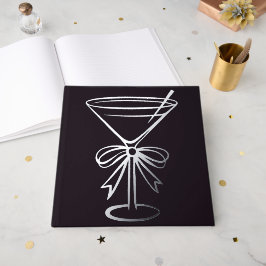 Minimaal Retro Martini Folie Guestbook/Schrapboek Gastenboek