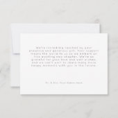 Minimaal roestgroen Eucalyptus krans bruiloft Bedankkaart (Achterkant)