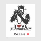 Minimaal Rood Hart Liefde Design Kiss-Cut Sticker (Vel)