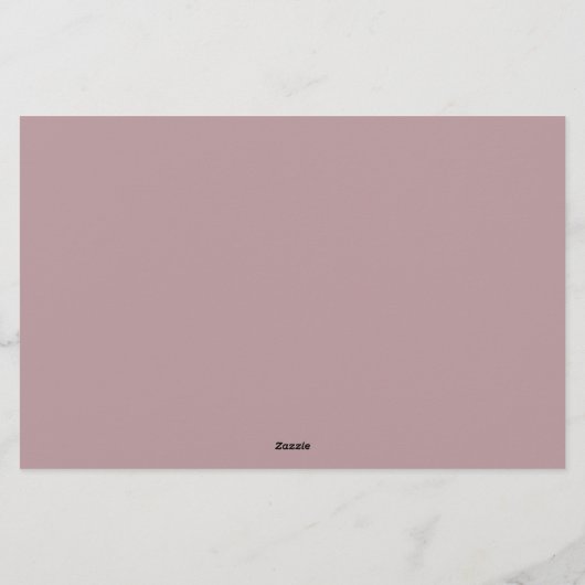 Minimaal Roos voor Casual script voor Typografie Briefpapier (Achterkant)