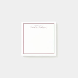 Minimaal Roos voor Casual script voor Typografie Post-it® Notes