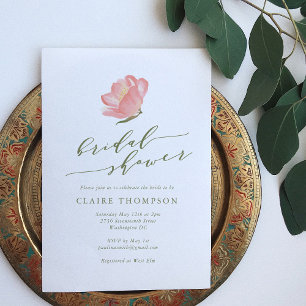 Minimaal roze Waterverf ventilator Vrijgezellenfee Kaart