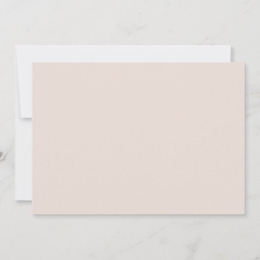 MINIMAAL SCANDI MODERN BLACK BLUSH PINK TYPOGRAPHY SAVE THE DATE (Achterkant)