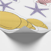 Minimaal Schattige onder Zee illustraties Cadeaupapier (Hoek)