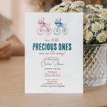 Minimaal Schattige tweeling Baby shower