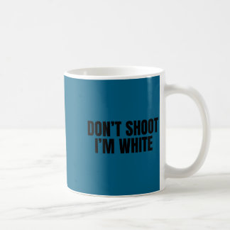 Minimaal Schiet niet, ik ben wit Koffiemok