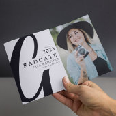 Minimaal script Afstuderen Afstuderen foto Aankondiging