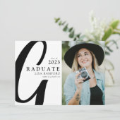 Minimaal script Afstuderen fotograaf Kaart (Staand voorkant)