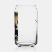 Minimaal Script Bruidsmeisje Aangepaste Foto Gift Blikvorm Glas (Rechts)