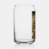 Minimaal Script Bruidsmeisje Aangepaste Foto Gift Blikvorm Glas (Links)