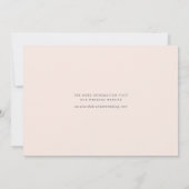 Minimaal Script Bruiloft 3 Foto Save The Date (Achterkant)