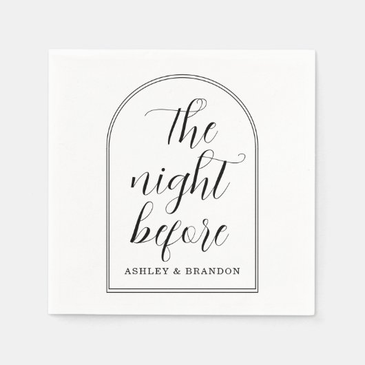 Minimaal script  De Nacht Voor Servetten (Voorkant)