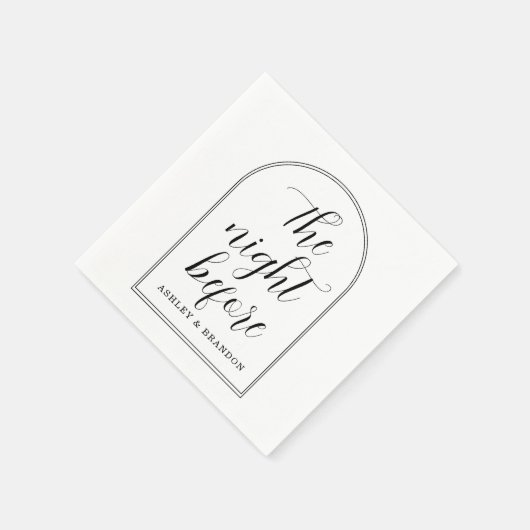 Minimaal script De Nacht Voor Servetten (Hoek)