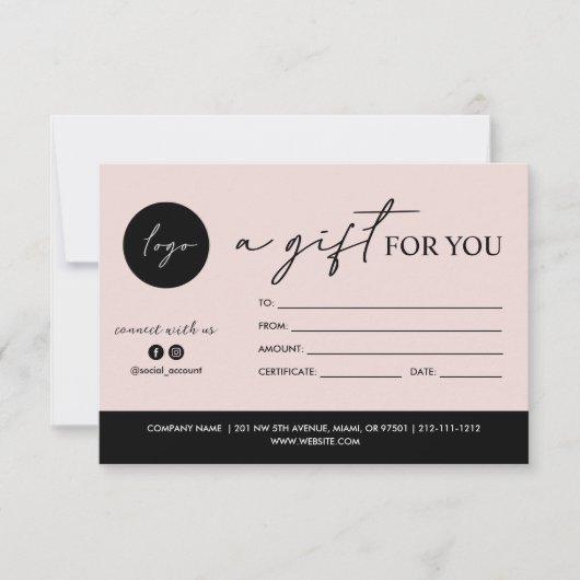 MINIMAAL SCRIPT EEN CADEAU VOOR JE LOGO SOCIAL ACC (Voorkant)