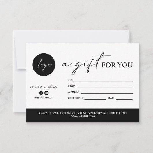 MINIMAAL SCRIPT EEN CADEAU VOOR JE LOGO SOCIAL ACC (Voorkant)