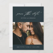 Minimaal script foto save the date (Voorkant)