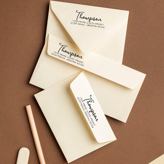 Minimaal Script Modern Typography Creëer Your Own Zelfinktende Stempel