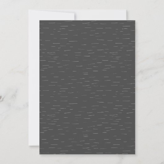Minimaal script roze verticale foto save the date (Achterkant)