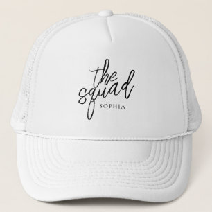 Minimaal script The Squad bruidsmeisje op maat Trucker Pet