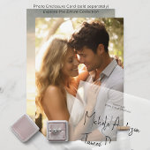 Minimaal script typografie formele bruiloft vellum uitnodigingen