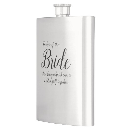 Minimaal script VADER VAN DE BRUID Hip Flask Flacon (Links)