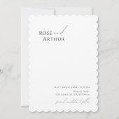 Minimaal script vol foto save the date kaart (Achterkant)