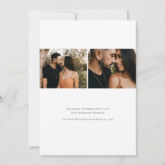 Minimaal scriptfoto save the date (Achterkant)