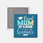 Minimaal Senior 2026 Trots Moeder Klas Magneet (Voorkant / Achterkant)