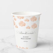 Minimaal She's On cloud 9 Bruidsmeisjes Droomachti Papieren Bekers (Voorkant)