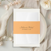 Minimaal Sinaasappel Uitnodigingen Wikkel