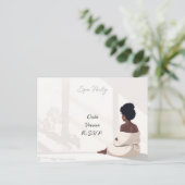 Minimaal Spa-feest Wellness Design Briefkaart (Staand voorkant)
