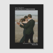 Minimaal sparen de Datum Verticale Foto Zwarte Mag (Voorkant)