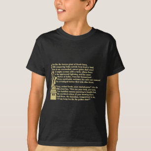 Minimaal Standbeeld Vrijheid Nieuwe Kolossus Patri T-shirt